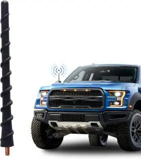 F-150 Branded 791809318792 Short Truck Antenna Compatible For Ford F150 Accessories Black F-150 Branded 791809318792 Short Truck Antenna Compatible For Ford F150 Accessories Black