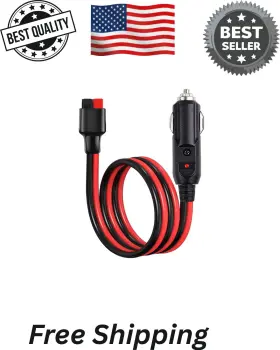 A-ca-1202 Branded Anderson To Car Cigarette Lighter 12awg 12v Male Plug A-ca-1202 Branded Anderson To Car Cigarette Lighter 12awg 12v Male Plug