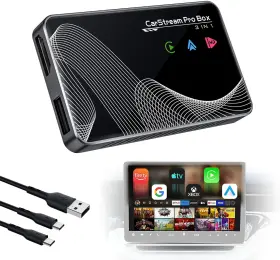 Branded01 313036490487 2026 Upgraded 3-in-1 Hdmi Input Car Tv And Wireless Carplay Adapter Android Branded01 313036490487 2026 Upgraded 3-in-1 Hdmi Input Car Tv And Wireless Carplay Adapter Android
