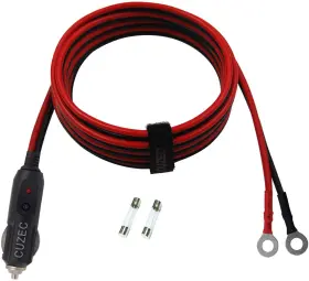 Branded01 726084660793 Heavy-duty 14awg 20a Male Plug Cigarette Lighter Adapter Power Supply Cord With