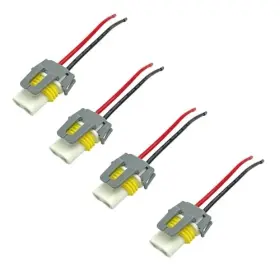 Hml041 Bstenky 4 4pcs 9005 9006 H10 Ceramic Bulb Socket Adapter Connector Wiring Harness For Hml041 Bstenky 4 4pcs 9005 9006 H10 Ceramic Bulb Socket Adapter Connector Wiring Harness For