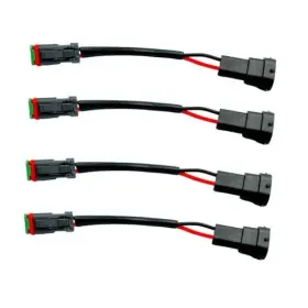 Hml057 Bstenky 4 4pcs 2 Pin H11 H8 To Dt Dtp Male Bulb Socket Headlight Adapter Connector Hml057 Bstenky 4 4pcs 2 Pin H11 H8 To Dt Dtp Male Bulb Socket Headlight Adapter Connector