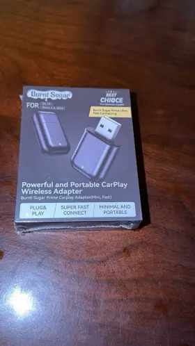 Clj-96rz-tz01 Burnt Sugar Prime Carplay Adapter Wireless Plug And Play Portable