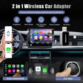 Zht-240119018e Bvicng Magic Link Carplay 2 In 1 Wireless Adapter And Android Auto A #2