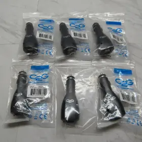 22322 C2g 6 Lot New Dc 2 Dual Usb Car Cigarette Lighter Adapter Output 5v 2.1a 22322 C2g 6 Lot New Dc 2 Dual Usb Car Cigarette Lighter Adapter Output 5v 2.1a