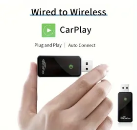 By967b Car Smart Box Android Auto Wireless Adapter For Dongle Black Open