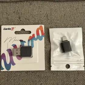 Carlinkit 6972185650935 5.0 Mini Ultra Wireless Carplay Android Auto Car Adapter Box Stick New