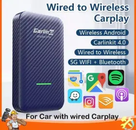 Cpc200-cp2a Carlinkit 4.0 Wired Carplay 2 Wireless Carplay/ Android Auto Adapter