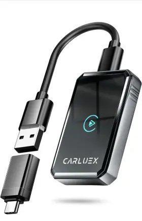 B0fdfm6n6w Carluex 2 In1 Wireless Carplay Adapter For Apple And Android Work With Wired Cars