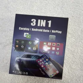 N2305971-sr-pg Carplay 3-in-1 Android Auto Airplay Adapter Intelligent Internet Box