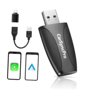 Mc001 Carsyncpro Wireless Carplay And Android Auto Adapter - Fast Stable Connection Plug &