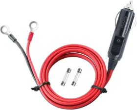 Carviya 445029561560 Cigarette Lighter Male Plug Adapter Inverter Cable Power Supply Cord 12v/24v
