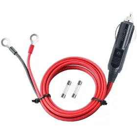 55874 Carviya 12v 24v Heavy Duty 16awg 0.5m 15a 20a Male Plug Cigarette Lighter