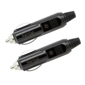 Carviya 955793154000 3 5 6 8 10 15 20 Amp Male Car Cigarette Lighter/aux Socket Plug 20a / 2 Pack
