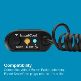 0010054-2 Cedar Electronics Escort Cobra Official Radar Detector Smartcord Coiled Wire For Max 360 #3