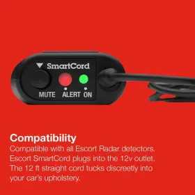 71500001 Cedar Electronics Escort Official Radar Detector Smartcord Straight Wire For Max 360 360c #3