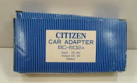 Bc-602a Citizen New Vintage Car Adapter Dc 6v/12v #2 Bc-602a Citizen New Vintage Car Adapter Dc 6v/12v #2