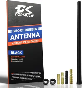 Ck-an-bend-c1 Ck Formula Universal Black Car Suv Truck Antenna Oem Stock Replacement 7 Rubber