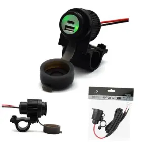 Ty-a2010 Cliff-top Inc. Motorcycle Usb Charger Dual Port 6a 36w Pd Usb-c And Qc 3.0