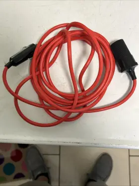 37964 Cobra 10ft Cigarette Lighter Extension Cord Cable 12v-24v