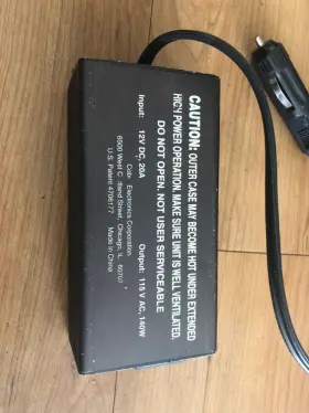 Traveler1 Cobra Turbo Power Inverter Model P4 The Traveler Converts 12v Dc To 115v Ac #3