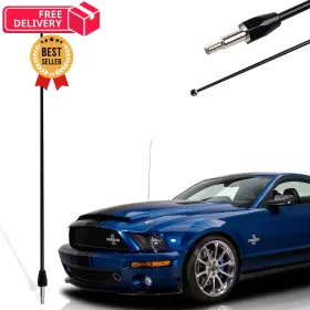 Xc-an004 Covnikyer 13 Inch Short Antenna Mast Compatible With Ford Mustang Black Xc-an004 Covnikyer 13 Inch Short Antenna Mast Compatible With Ford Mustang Black