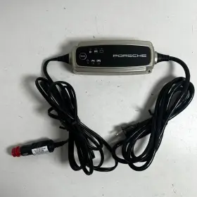 407-01528-0001 Ctek Porsche Cigarette Plug Charge-o-mat Silver Battery Charger For 12v
