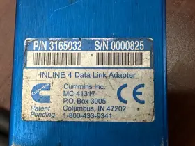 3165032 Cummins Inline 4 Data Link Adapter Rp1210 Compliant Ecm Diagnostic Tool #3 3165032 Cummins Inline 4 Data Link Adapter Rp1210 Compliant Ecm Diagnostic Tool #3
