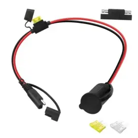 Cuzec 619317768802 1ft/0.31m 14awg Sae To Plug Socket Adapter With Connector