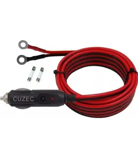 Cuzec 698545805046 Heavy Duty 15a Male Plug Cigarette Lighter Adapter Power Supply Cord With 13.1ft #3