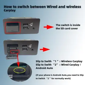 K78-66-66-9u0c Dasbecan Type-c Wireless Mazda Carplay And Android Auto Retrofit Kit Compatible #2