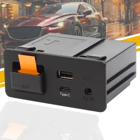 K78-66-66-9u0c Dasbecan Type-c Wireless Mazda Carplay And Android Auto Retrofit Kit Compatible