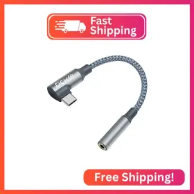 Dchav Dch-2933 Right Angle Usb C To 3.5mm Audio Adapter Headphone Jack Usbc 3.5 Mm Cable