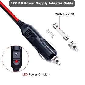 Cc-dc001-fbm Doca 12v-24v Dc Car Charger Auto Power Supply Cable - 5.5mm X 2.1mm 4ft To #3