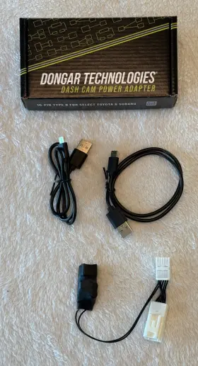 B08pc7n92s Dongar Technologies Toyota And Lexus 5-pin Type-b Usb Dash Cam / Radar Adapter