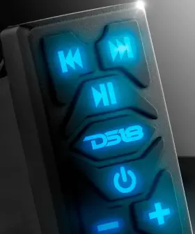 Ds18 810097261730 Waterproof Marine Bluetooth Rocker Switch Streamer Receiver Controls Rks-bt #2