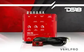 V6hlpro Ds18 Line Converter 6-channel Hi To Low Factory Radio Adaptor Bass Knob