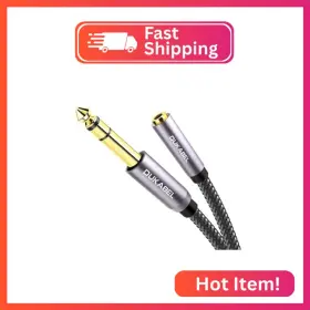 Dmtf635 Dukabel Topseries Long 1/4ftft Male To 1/8ftft Female Adapter Cable 16ft/5m 6.35mm