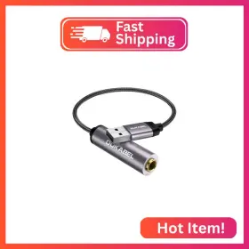 Dusbm-f635-30h Dukabel Usb To 1/4 Headphone Adapter 6.35mm Stereo Jack Adaptor For Lapt