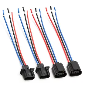 Tj483 Duzforei 4pack H13 9008 Headlight Socket Wiring Harness Adapter Tj483 Duzforei 4pack H13 9008 Headlight Socket Wiring Harness Adapter