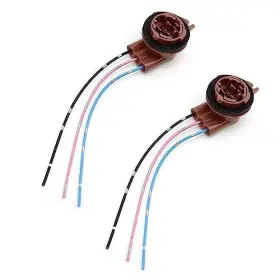 Tj649 Eatakward 3157/4157 Pre-wired Harness Socket Adapter Pigtail Connector Plug Replacement