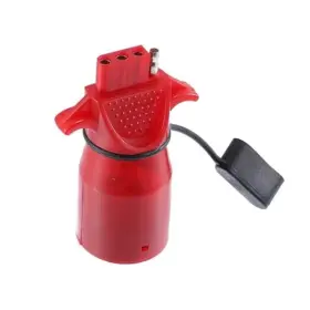 Edinstry Q21311a Car 7 Pin To 4 Trailer Connector Way Round-to-flat Adapter