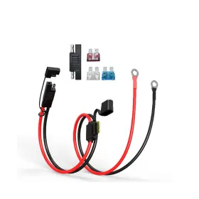 Sa1-rv2-8-12-2 Elfculb Sae To O Ring Terminal Harness 12awg Battery Connector Cable