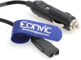 Eonvic 313025787703 12v Dc Cigarette Lighter Extension Cable Mini Fridge Power Cord Car Auto