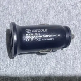 Ea13 Esoulk 2 Port Usb Cigarette Lighter Ac Converter Dual Ports 5v 2.4a Ea13 Esoulk 2 Port Usb Cigarette Lighter Ac Converter Dual Ports 5v 2.4a