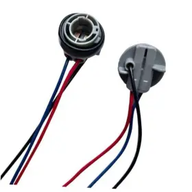Fer59al Ferianl 2pcs 1157 Led Bulb Sockets Plug Plastic Waterproof Turn Signal Brake Light