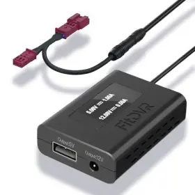 D3-024 Fitdvr Power Adapter 3-pin For Dash Cam Radar Dashcam Charger Cable Bmw And #2