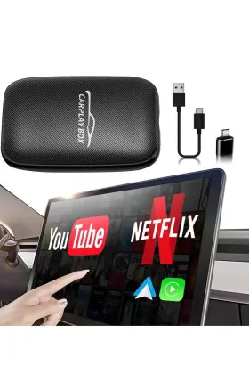 Pl-carplay-01 Flgocexs Wireless 4 In 1 Carplay And Android Adapter With Netflix Youtube