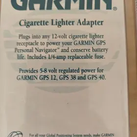 010-10084-00 Garmin Cigarette Lighter Adapter Cable - Gps 12 38 40 #01-10084-00 #3