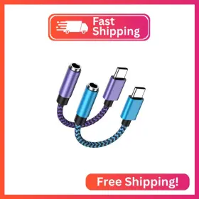 Cable-3 Gigreen Usb Type C To 3.5mm Headphone Jack Adapter 2-pack Aux Female Audio Dong Cable-3 Gigreen Usb Type C To 3.5mm Headphone Jack Adapter 2-pack Aux Female Audio Dong